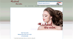 Desktop Screenshot of michaelthesalon.com